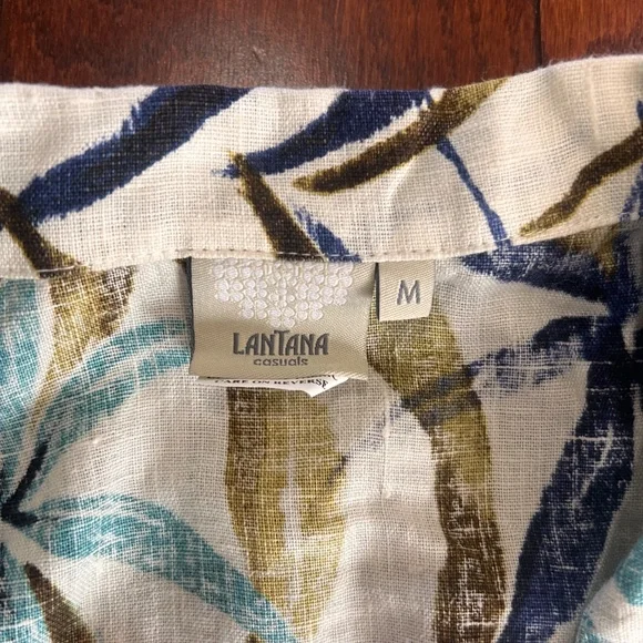 3 Shirts Tops Blouses 3/4 sleeve button up summer beach lightweight - Picture 8 of 15